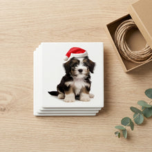 Löwchen Puppy ceramic coasters set of 4, gift set