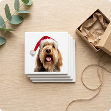Otterhound ceramic coasters set of 4, gift set