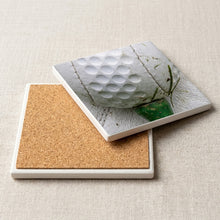 Golf ceramic coasters set of 4, cork back
