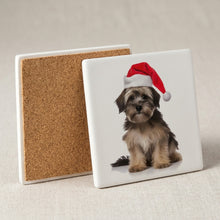 Löwchen ceramic coasters set of 4, cork back