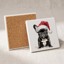 French Bulldog Puppy Drawing ceramic coasters set of 4, cork back