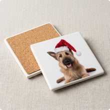Berger Picard ceramic coasters set of 4, cork back