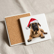 Boerboel ceramic coasters set of 4, cork back