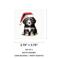 Belgian Laekenois Puppy Drawing ceramic coasters set of 4, size 3.75 inches