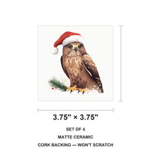 Harrier ceramic coasters set of 4, size 3.75 inches