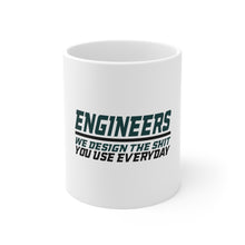 DistinctInk Glossy White Coffee / Tea Mug - Engineers Design What You Use Everyday