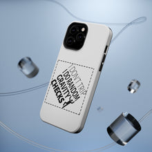 DistinctInk ToughCase for Apple iPhone, Compatible with MagSafe Charging - I Don't Trip I Do Random Gravity Checks