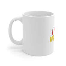 DistinctInk Glossy White Coffee / Tea Mug - I Fear No Beer