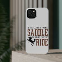 DistinctInk ToughCase for Apple iPhone, Compatible with MagSafe Charging - Climb into the Saddle, Ready for a Ride
