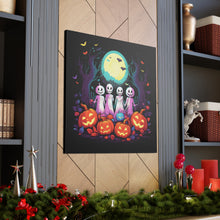 DistinctInk Canvas Wall Art with Exploring the Unknown for Halloween LGBTQ+ Pride