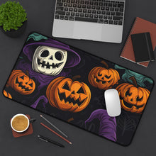 DistinctInk Desk Mat with "Halloween Haunts and Pumpkin Pals" Design for Halloween