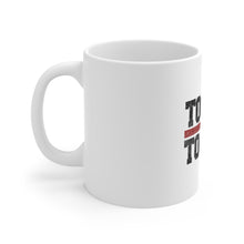 DistinctInk Glossy White Coffee / Tea Mug - Too Fit to Quit