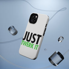 DistinctInk ToughCase for Apple iPhone, Compatible with MagSafe Charging - Just Twerk It