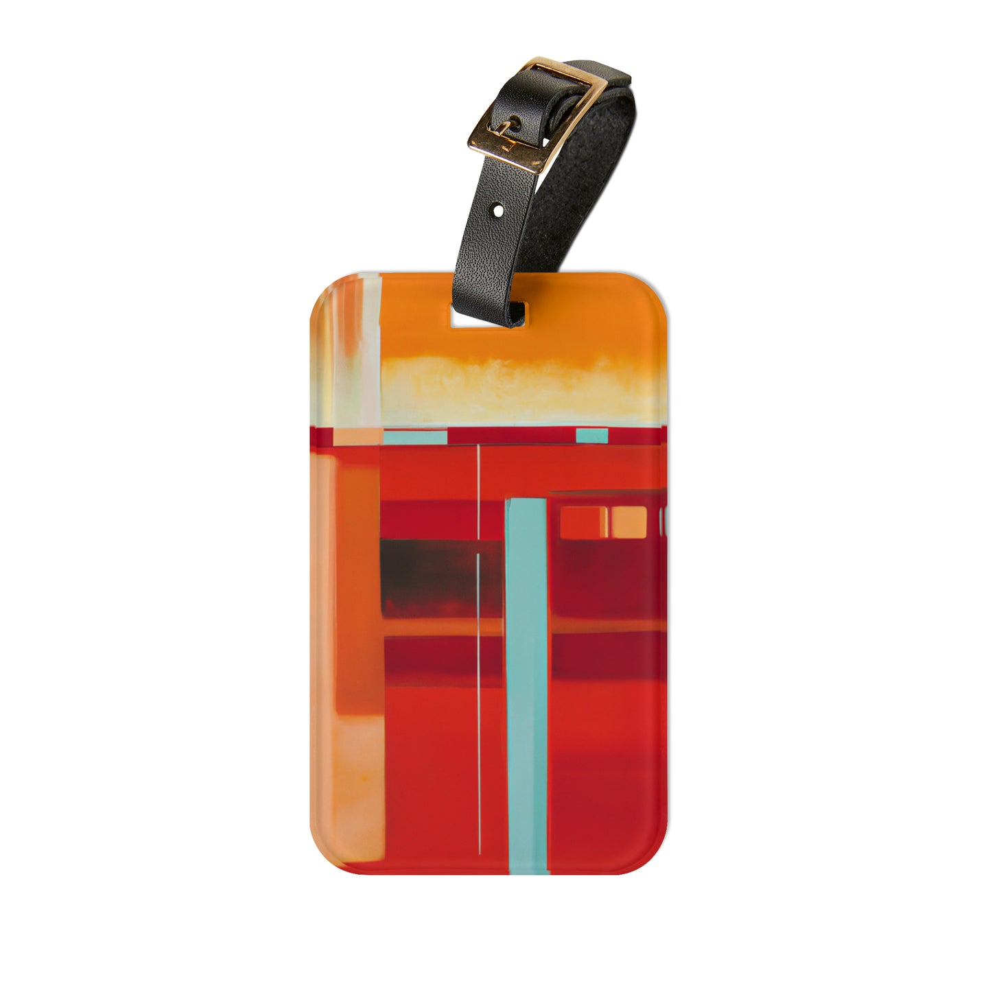 Gloria Newellson - Mid-Century Modern Design Printed on a Custom Luggage Tag
