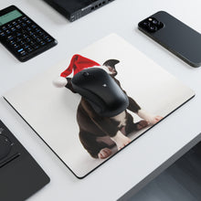DistinctInk Mouse Pad - 1/4" Foam Rubber - Boston Terrier Puppy