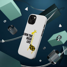 DistinctInk ToughCase for Apple iPhone, Compatible with MagSafe Charging - Livin the High Life - Giraffe