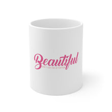 DistinctInk Glossy White Coffee / Tea Mug - Beautiful Don't Ask for Attention
