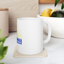 DistinctInk Glossy White Coffee / Tea Mug - Electrical Engineers Have the Right Spark
