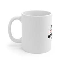 DistinctInk Glossy White Coffee / Tea Mug - I Bet You I Could Stop Gambling