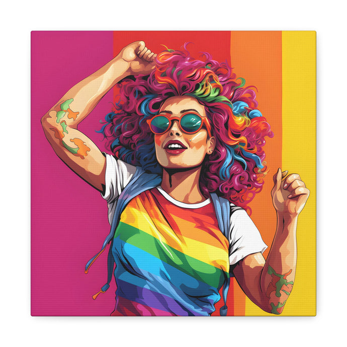 DistinctInk Canvas Wall Art with Leading a New Path for LGBTQ+ Pride