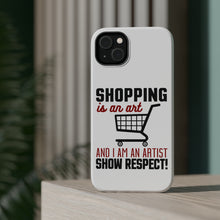 DistinctInk ToughCase for Apple iPhone, Compatible with MagSafe Charging - Shopping is an Art I'm an Artist Respect