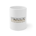 Glossy White Coffee / Tea Mug - Chocolate The Most Essential Element