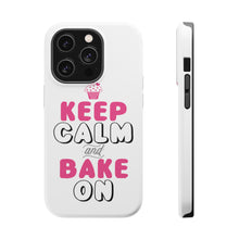 DistinctInk ToughCase for Apple iPhone, Compatible with MagSafe Charging - Keep Calm and Bake On