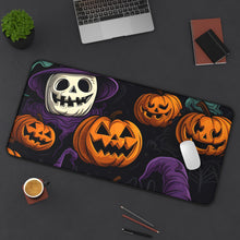DistinctInk Desk Mat with "Halloween Haunts and Pumpkin Pals" Design for Halloween