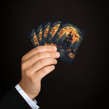 DistinctInk Playing / Poker Cards with Spooky Trick or Treating Design for Halloween
