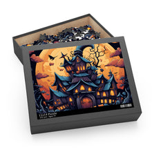 DistinctInk Jigsaw Puzzle with Spooky Sweet Treats Design for Halloween