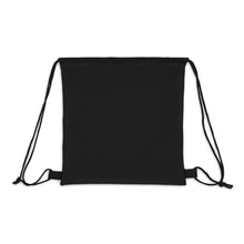 DistinctInk Drawstring Bag / Backpack with Ghastly Skeletal Shadows Design for Halloween