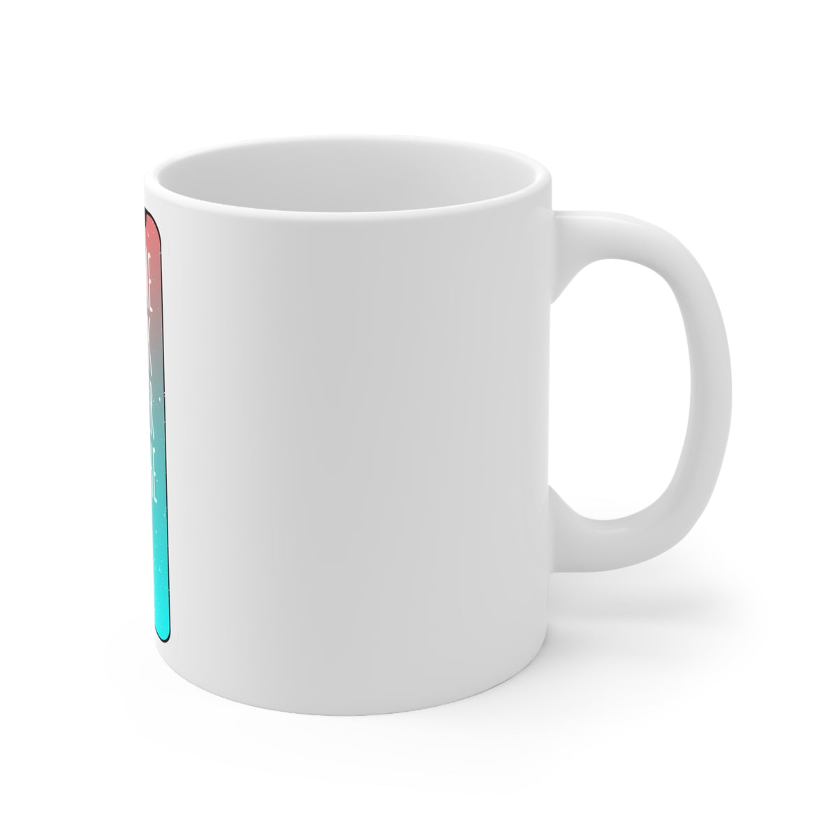 Glossy White Coffee / Tea Mug - Time To Look Prettier Than the Last Selfie, view 3