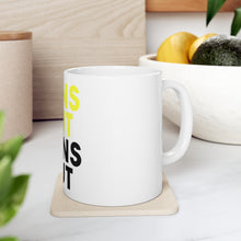 DistinctInk Glossy White Coffee / Tea Mug - Suns Out, Guns Out