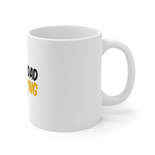 DistinctInk Glossy White Coffee / Tea Mug - I'm the Dad Joke-King (Get-It?)