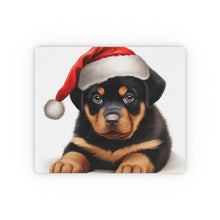 DistinctInk Mouse Pad - 1/4" Foam Rubber - Rottweiler Puppy Drawing