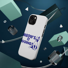 DistinctInk ToughCase for Apple iPhone, Compatible with MagSafe Charging - Meow's It Going?