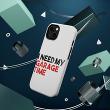 DistinctInk ToughCase for Apple iPhone, Compatible with MagSafe Charging - I Need My Garage Time