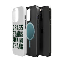 DistinctInk ToughCase for Apple iPhone, Compatible with MagSafe Charging - Grass Stains Ain't No Thang