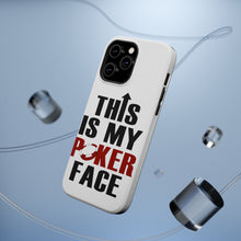 DistinctInk ToughCase for Apple iPhone, Compatible with MagSafe Charging - This is My POKER Face
