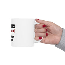 DistinctInk Glossy White Coffee / Tea Mug - Job Is Top Secret - Don’t Know What I'm Doing