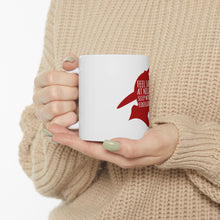DistinctInk Glossy White Coffee / Tea Mug - Feel Safe at Night Sleep with a Firefighter