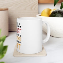 DistinctInk Glossy White Coffee / Tea Mug - Yes I'm a Dentist Super Hero