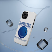 DistinctInk ToughCase for Apple iPhone, Compatible with MagSafe Charging - Bowling That's How I Roll