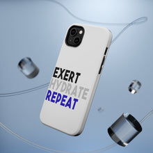 DistinctInk ToughCase for Apple iPhone, Compatible with MagSafe Charging - Exert Hydrate Repeat