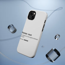 DistinctInk ToughCase for Apple iPhone, Compatible with MagSafe Charging - Fireman Definition Profession for Toughest