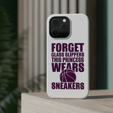 DistinctInk ToughCase for Apple iPhone, Compatible with MagSafe Charging - Forget Glass Slippers Princess Wears Sneakers