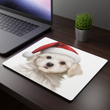 DistinctInk Mouse Pad - 1/4" Foam Rubber - Maltese Puppy Drawing