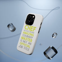 DistinctInk ToughCase for Apple iPhone, Compatible with MagSafe Charging - Chef Amazing Culinary Master