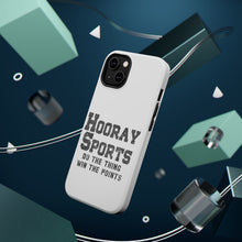 DistinctInk ToughCase for Apple iPhone, Compatible with MagSafe Charging - Hooray Sports Do The Thing Win The Points