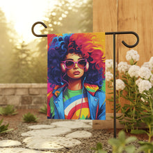 DistinctInk Garden & House Banner Flag with Living a Full Life Design for LGBTQ+ Pride